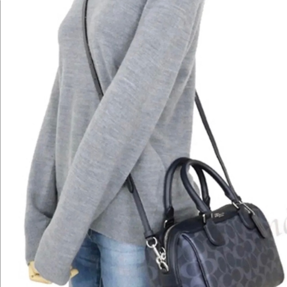 Coach signature mini bennet satchel